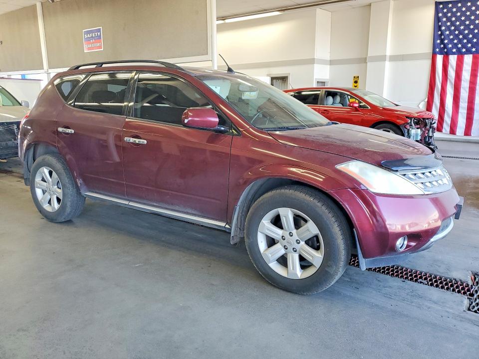 2006 Nissan Murano VIN JN8AZ08W06W530871 COPART salvage auction — FRONT END, WA - BILL OF SALE, sold $250 on 2026-07-24 (photo 4)