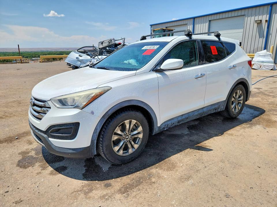 2015 Hyundai Santa fe VIN 5XYZT3LB2FG296543 COPART salvage auction — VANDALISM, AZ - CERTIFICATE OF TITLE, sold $2,050 on 2026-07-23 (photo 1)