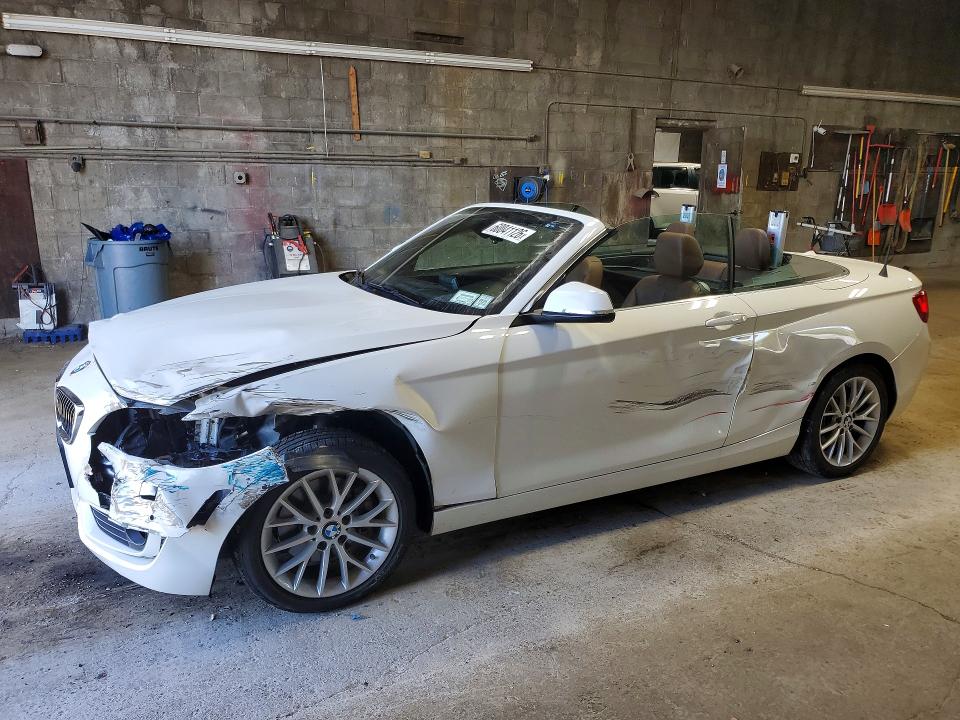 2015 BMW 2er VIN WBA1K7C53FV235497 COPART salvage auction — FRONT END, NY - MV-907A SALVAGE CERTIFICATE, sold $1,800 on 2026-07-27 (photo 1)