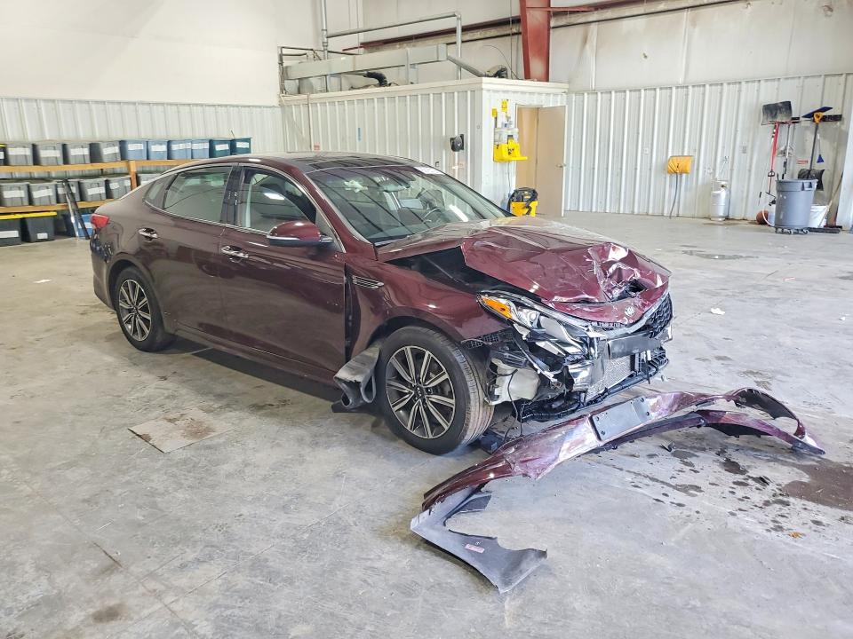 2019 Kia Optima VIN 5XXGT4L39KG307154 COPART salvage auction — FRONT END, Ny - Mv-907A Salvage Certificate, sold $850 on 2026-07-27 (photo 4)