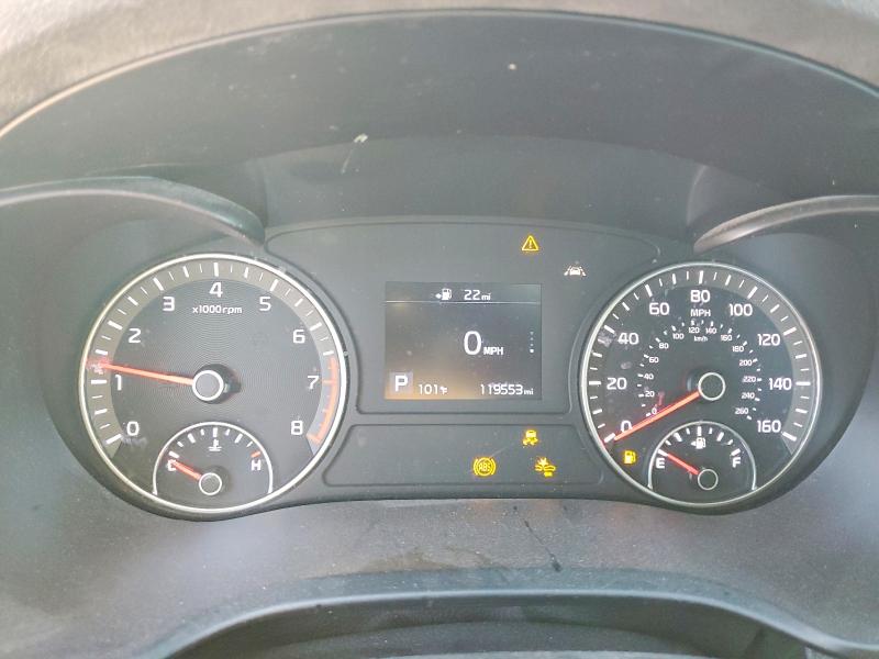 2019 Kia Optima VIN 5XXGT4L36KG277546 COPART salvage auction — FRONT END, TX - SALVAGE VEHICLE TITLE, sold $500 on 2026-07-21 (photo 9)