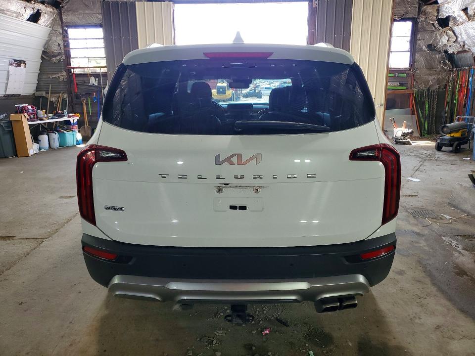 2022 Kia Telluride VIN 5XYP5DHC6NG257381 COPART salvage auction — FRONT END, NY - MV-907A SALVAGE CERTIFICATE, sold $6,600 on 2026-07-22 (photo 6)
