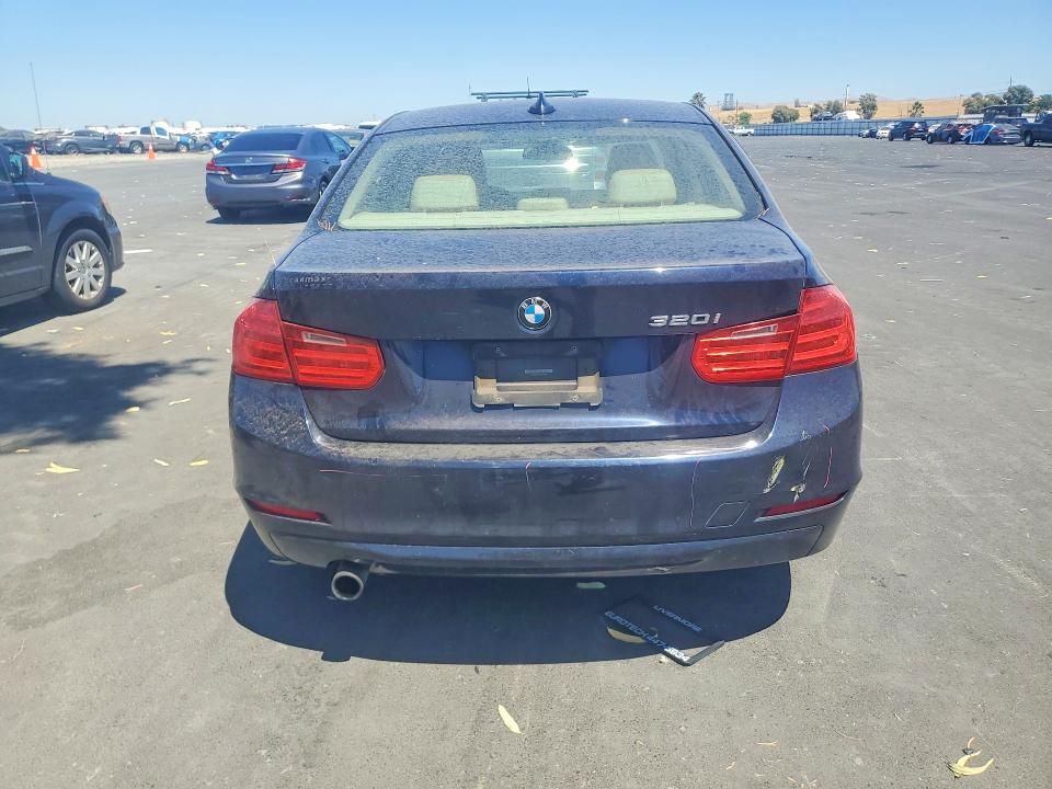 2013 BMW 3er VIN WBA3B1C59DK128264 COPART salvage auction — FRONT END, CA - SALVAGE CERTIFICATE, sold $60 on 2026-07-27 (photo 6)