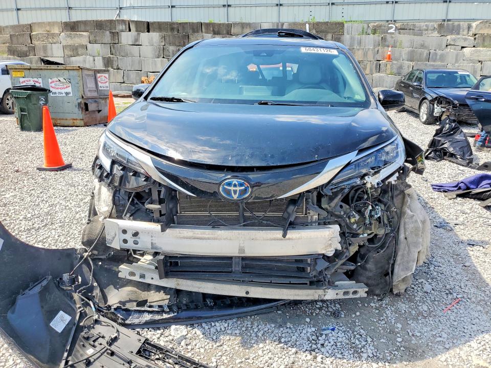 2021 Toyota Sienna VIN 5TDXSKFC9MS013354 COPART salvage auction — FRONT END, KY - CERT OF TITLE-SALVAGE (P), sold $11,000 on 2026-07-31 (photo 5)