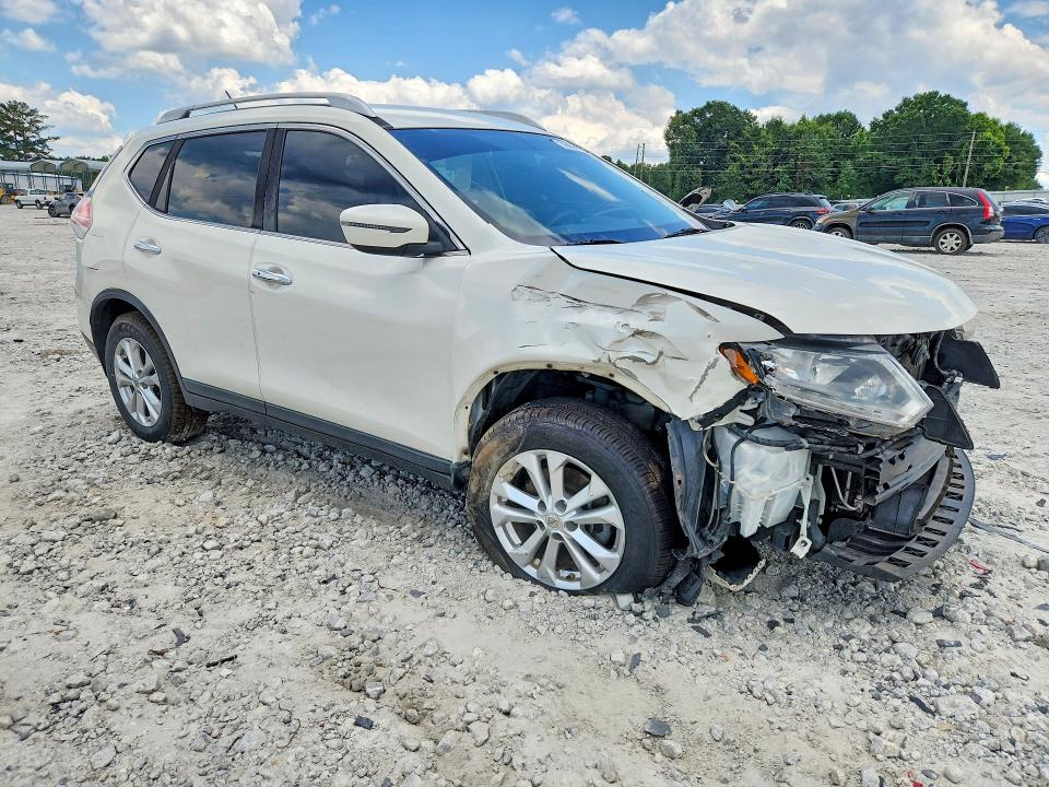 2016 Nissan Rogue VIN JN8AT2MT7GW005526 COPART salvage auction — FRONT END, GA - CERT OF TITLE-SALVAGE, sold $275 on 2026-07-29 (photo 4)