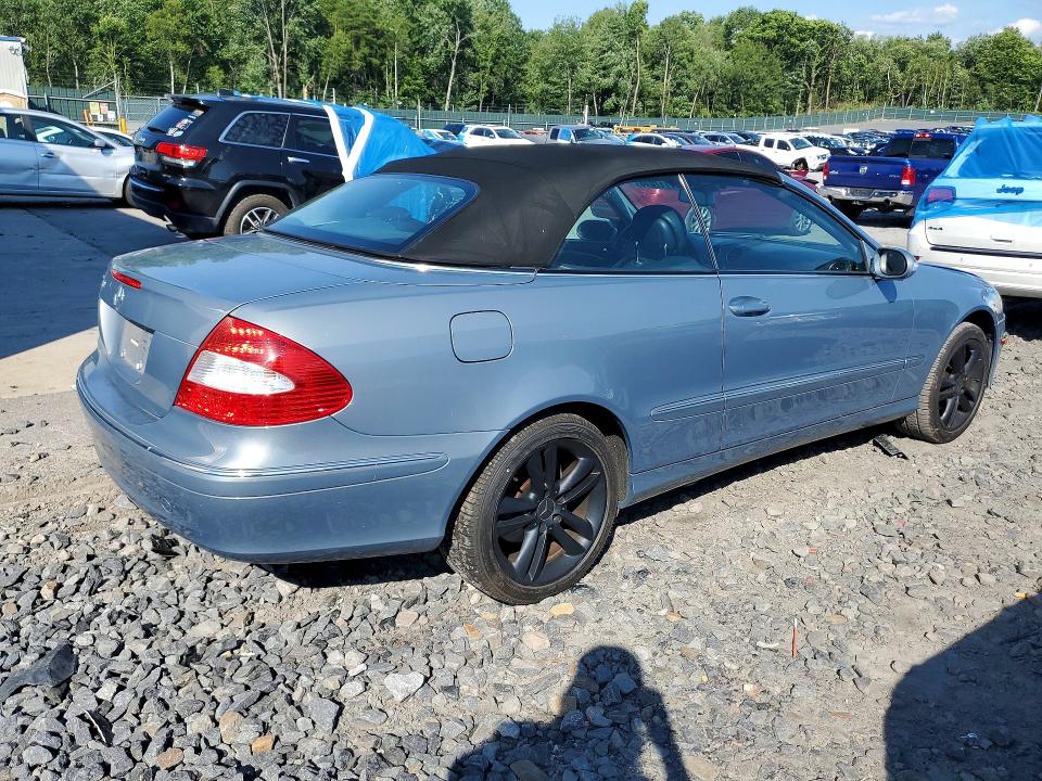2007 Mercedes-benz Clk-klasse VIN WDBTK56F57F219056 COPART salvage auction — FRONT END, Pa - Certificate Of Salvage, sold $400 on 2026-07-29 (photo 3)
