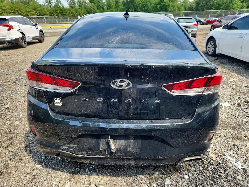 2018 Hyundai Sonata VIN 5NPE34AF4JH650798 COPART salvage auction — FRONT END, Md - Cert Of Salvage > 75% Damage, sold $700 on 2026-07-31 (photo 6)