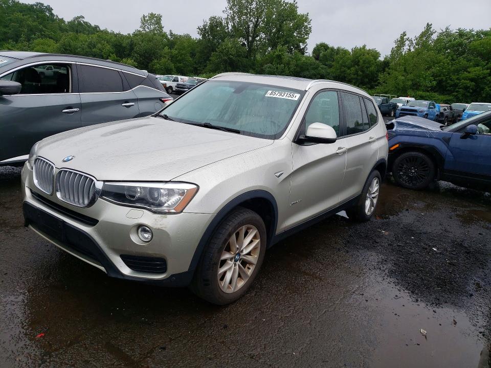2015 BMW X3 VIN 5UXWX9C51F0D49101 COPART salvage auction — MINOR DENT/SCRATCHES, Ct - Certificate Of Title, sold $1,200 on 2026-07-22 (photo 1)