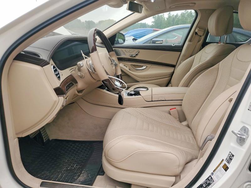 2018 Mercedes-benz S-klasse VIN WDDUF8GBXJA380360 COPART salvage auction — REAR END, On - Permit No Brand - Unfit, sold $28,500 on 2026-08-18 (photo 7)
