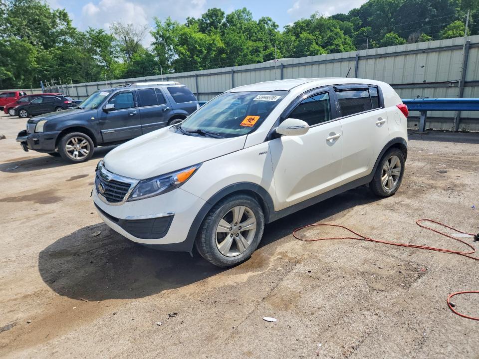 2013 Kia Sportage VIN KNDPBCA23D7380815 COPART salvage auction — FRONT END, Pa - Certificate Of Salvage, sold $1,750 on 2026-07-16 (photo 1)