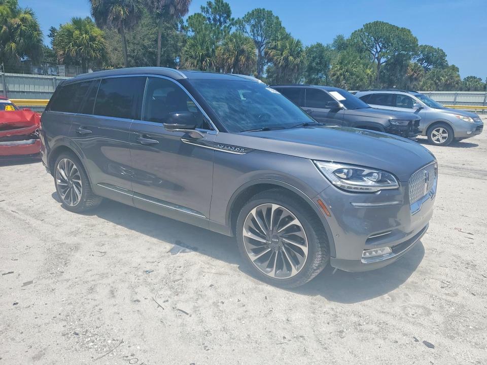 2023 Lincoln Aviator VIN 5LM5J7WC1PGL04042 COPART salvage auction — REAR END, Fl - Cert Of Title Slvg Rebuildable, sold $15,100 on 2026-09-16 (photo 4)