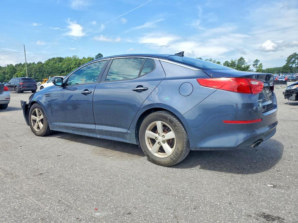 2015 Kia Optima VIN KNAGM4A7XF5608266 COPART salvage auction — FRONT END, Nc - Salvage Certificate Of Title, sold $350 on 2026-07-28 (photo 2)