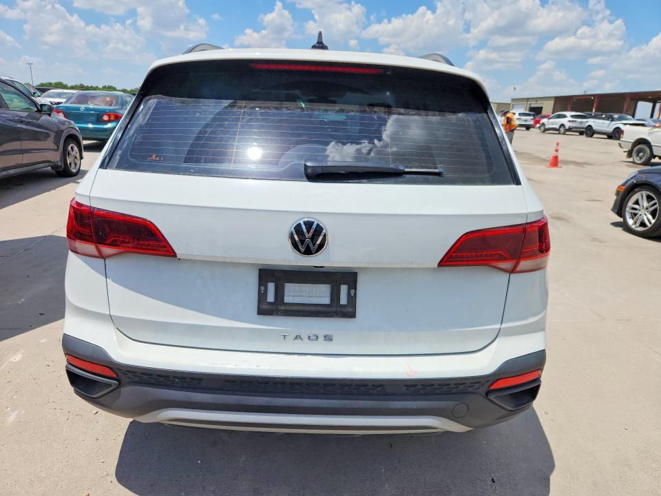 2024 Volkswagen Taos VIN 3VV5X7B28RM058071 COPART salvage auction — FRONT END, Tx - Salvage Vehicle Title, sold $4,800 on 2026-07-09 (photo 6)