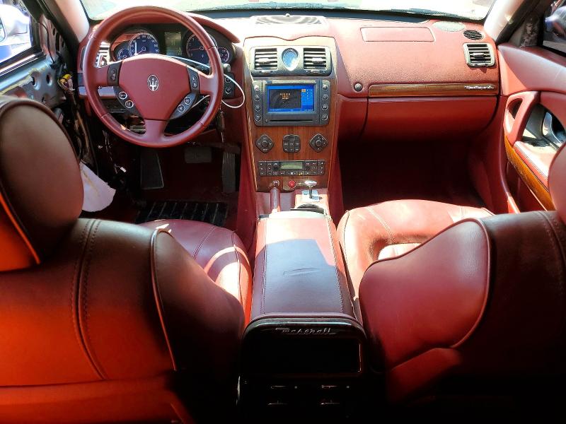 2005 Maserati Quattroporte VIN ZAMCE39A750014721 COPART salvage auction — REAR END, KY - CERTIFICATE OF TITLE, sold $400 on 2026-08-06 (photo 8)