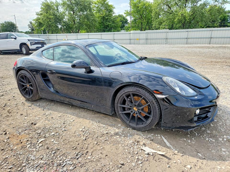 2014 Porsche Cayman VIN WP0AA2A86EK173437 COPART salvage auction — REAR END, OH - CERT OF TITLE-SALVAGE, sold $7,700 on 2026-07-24 (photo 4)