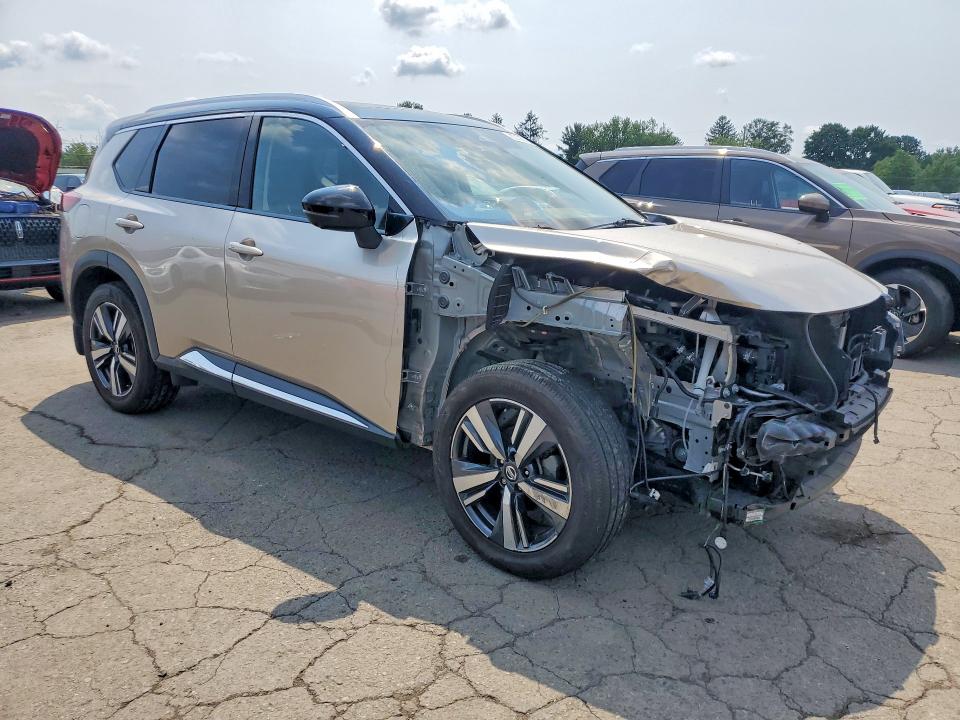 2021 Nissan Rogue VIN JN8AT3DD6MW301292 COPART salvage auction — FRONT END, Salvage Title, sold $9,200 on 2026-08-21 (photo 4)