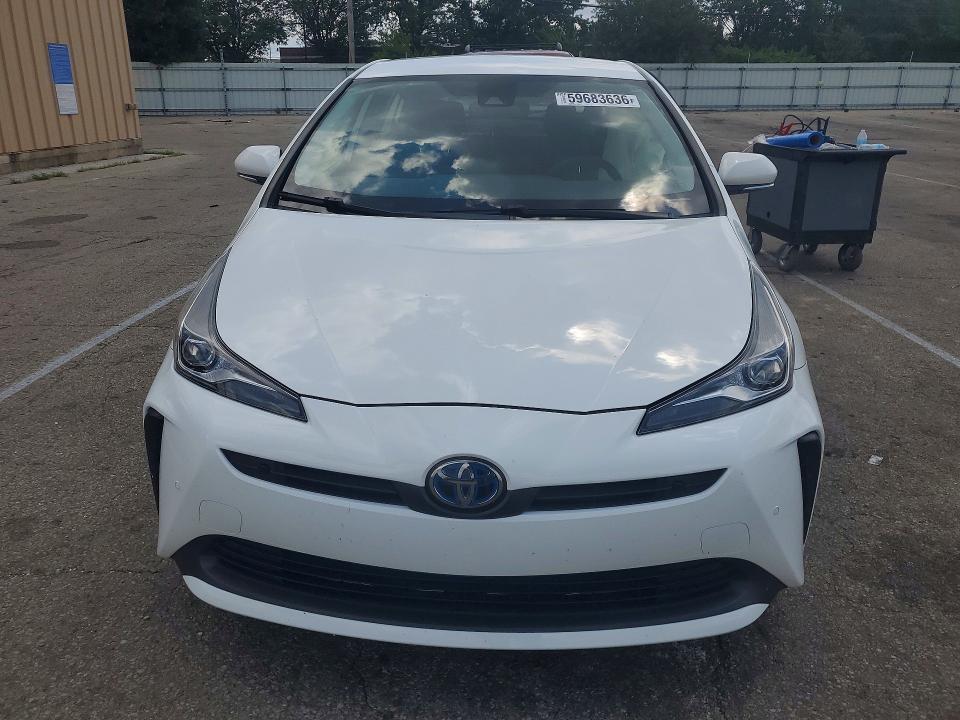 2022 Toyota Prius VIN JTDKAMFU7N3184219 COPART salvage auction — SIDE, Oh - Cert Of Title-Salvage, sold $8,400 on 2026-07-15 (photo 5)