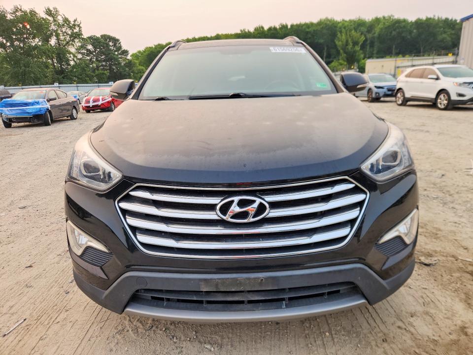 2014 Hyundai Santa fe VIN KM8SRDHFXEU085813 COPART salvage auction — FRONT END, Va - Certificate Of Title, sold $2,950 on 2026-07-28 (photo 5)