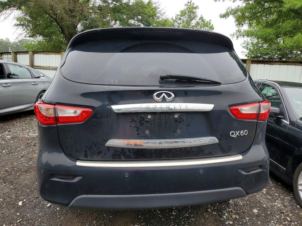 2014 Infiniti Qx60 VIN 5N1AL0MMXEC538148 COPART salvage auction — FRONT END, Md - Certificate Of Title, sold $350 on 2026-07-28 (photo 6)