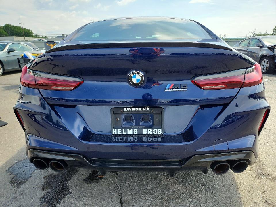 2021 BMW M8 VIN WBSGV0C02MCF85742 COPART salvage auction — SIDE, Pa - Certificate Of Salvage, sold $29,500 on 2026-07-31 (photo 6)