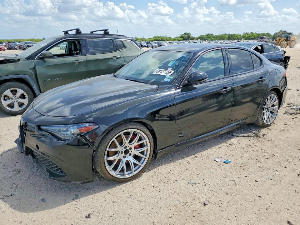 2019 Alfa romeo Giulia VIN ZARFAMBN7K7600909 COPART salvage auction — MINOR DENT/SCRATCHES, Tx - Cert Of Title-Rebuilt Salvage, sold $6,600 on 2026-07-30 (photo 1)
