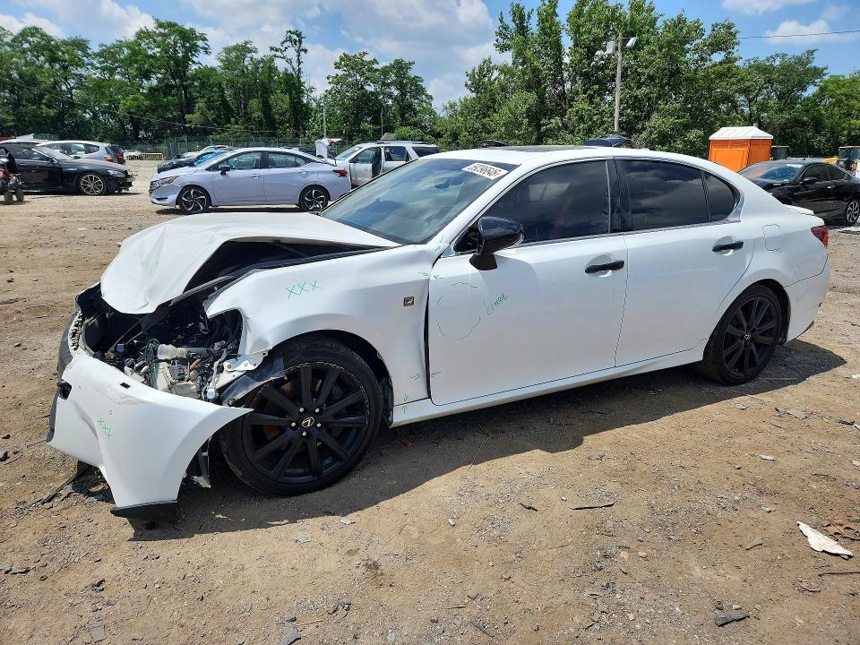2015 Lexus Gs VIN JTHCE1BL1FA003809 COPART salvage auction — FRONT END, MD - CERT OF SALVAGE > 75% DAMAGE, sold $700 on 2026-07-30 (photo 1)