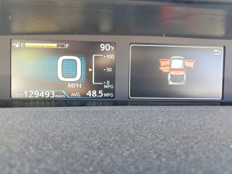 2018 Toyota Prius VIN JTDKBRFU5J3582677 COPART salvage auction — FRONT END, Nv - Salvage Title, sold $3,850 on 2026-07-20 (photo 9)