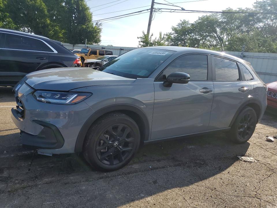 2025 Honda Hr-v VIN 3CZRZ2H59SM704278 COPART salvage auction — FRONT END, In - Certificate Of Title (P), sold $12,800 on 2026-07-29 (photo 1)
