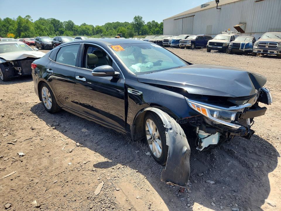 2016 Kia Optima VIN 5XXGU4L34GG045936 COPART salvage auction — FRONT END, Pa - Certificate Of Salvage, sold $275 on 2026-07-29 (photo 4)
