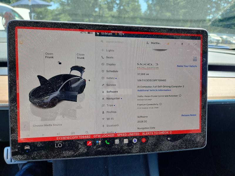 2023 Tesla Model 3 VIN 5YJ3E1EC0PF709482 COPART salvage auction — REAR END, Wa - Bill Of Sale, sold $7,200 on 2026-07-24 (photo 9)