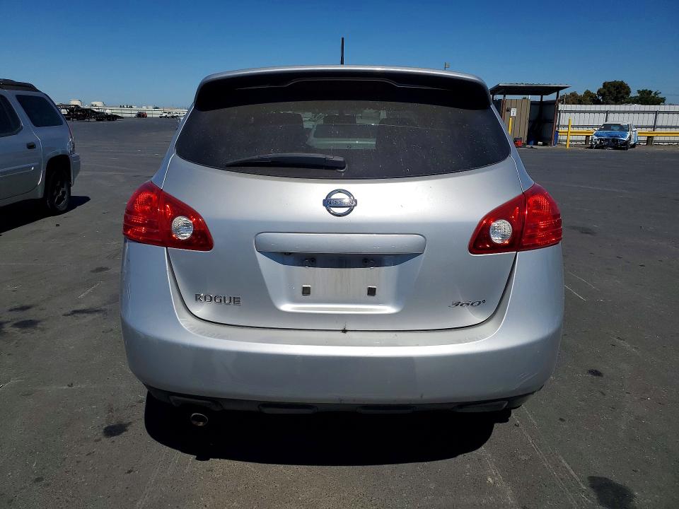2010 Nissan Rogue VIN JN8AS5MT4AW028581 COPART salvage auction — REAR END, Ca - Dis/Dlr/Exp Only Clean Title, sold $775 on 2026-07-20 (photo 6)