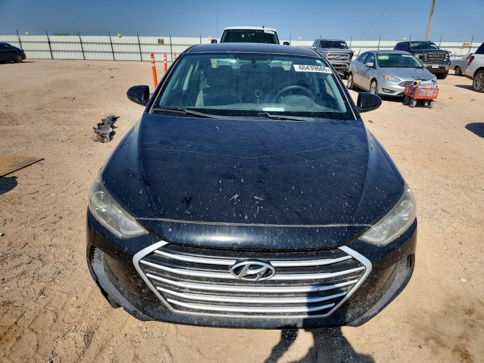 2017 Hyundai Elantra VIN KMHD84LF7HU060357 COPART salvage auction — HAIL, Nm - Certificate Of Title, sold $1,200 on 2026-07-22 (photo 5)