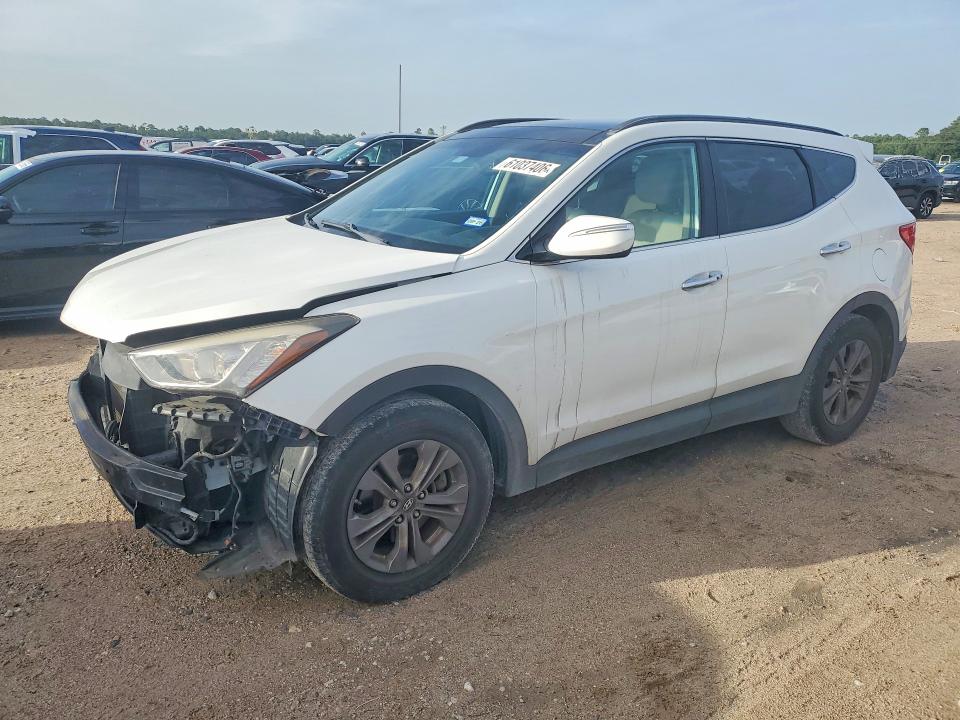 2015 Hyundai Santa fe VIN 5XYZU3LBXFG298151 COPART salvage auction — FRONT END, Tx - Salvage Vehicle Title, sold $2,800 on 2026-07-21 (photo 1)