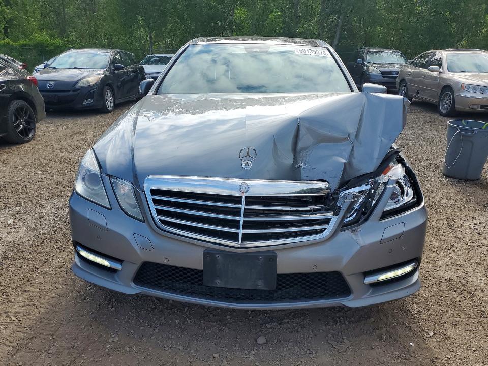 2012 Mercedes-benz E-class VIN WDDHF8JB7CA522953 COPART salvage auction — FRONT END, ON - PERMIT NO BRAND - UNFIT, sold $1,300 on 2026-07-28 (photo 5)