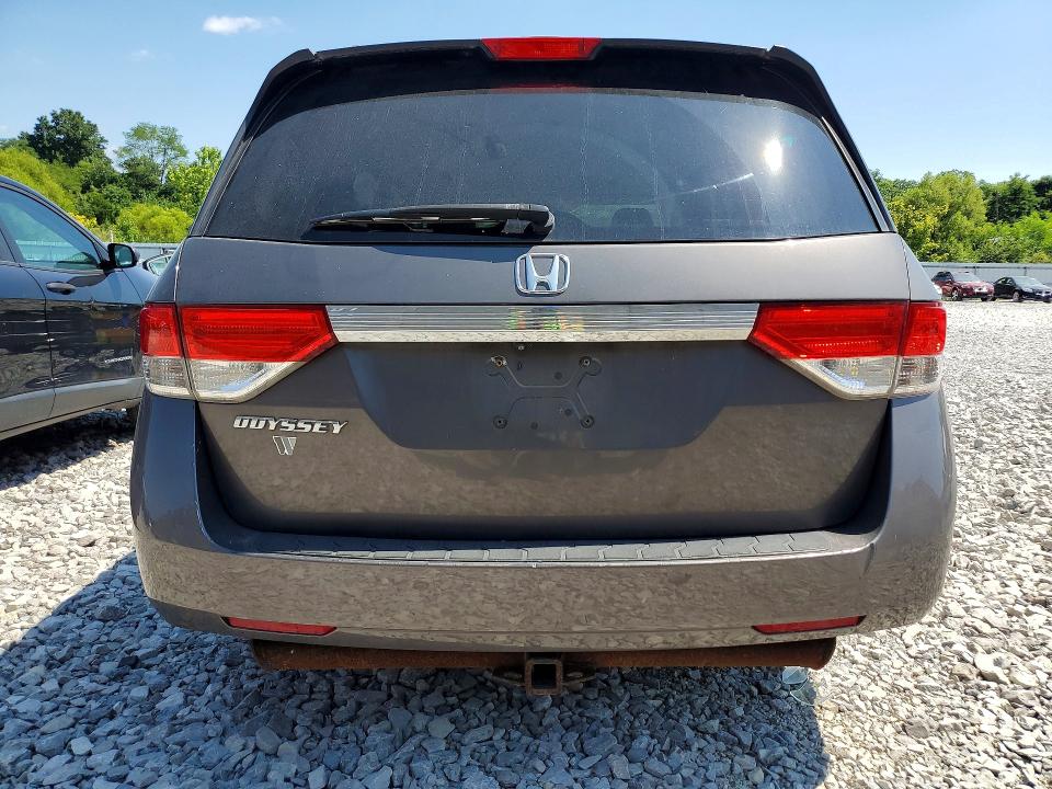 2014 Honda Odyssey VIN 5FNRL5H64EB088645 COPART salvage auction — FRONT END, Oh - Certificate Of Title, sold $1,650 on 2026-07-28 (photo 6)