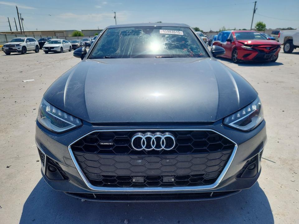 2020 Audi A4 VIN WAUENAF47LN010374 COPART salvage auction — SIDE, TX - SALVAGE VEHICLE TITLE, sold $200 on 2026-07-21 (photo 5)