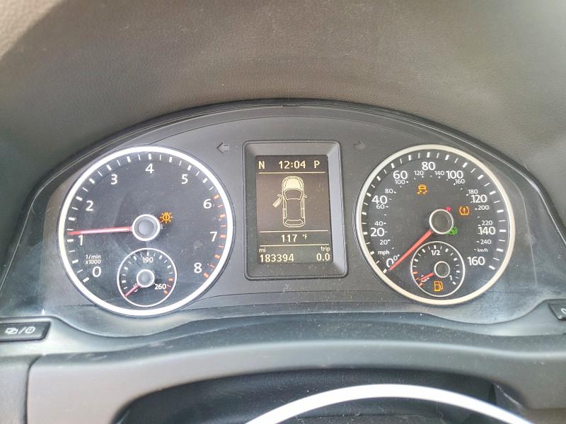 2015 Volkswagen Tiguan VIN WVGBV7AX2FW553488 COPART salvage auction — FRONT END, TX - SALVAGE VEHICLE TITLE (P), sold $675 on 2026-07-31 (photo 9)