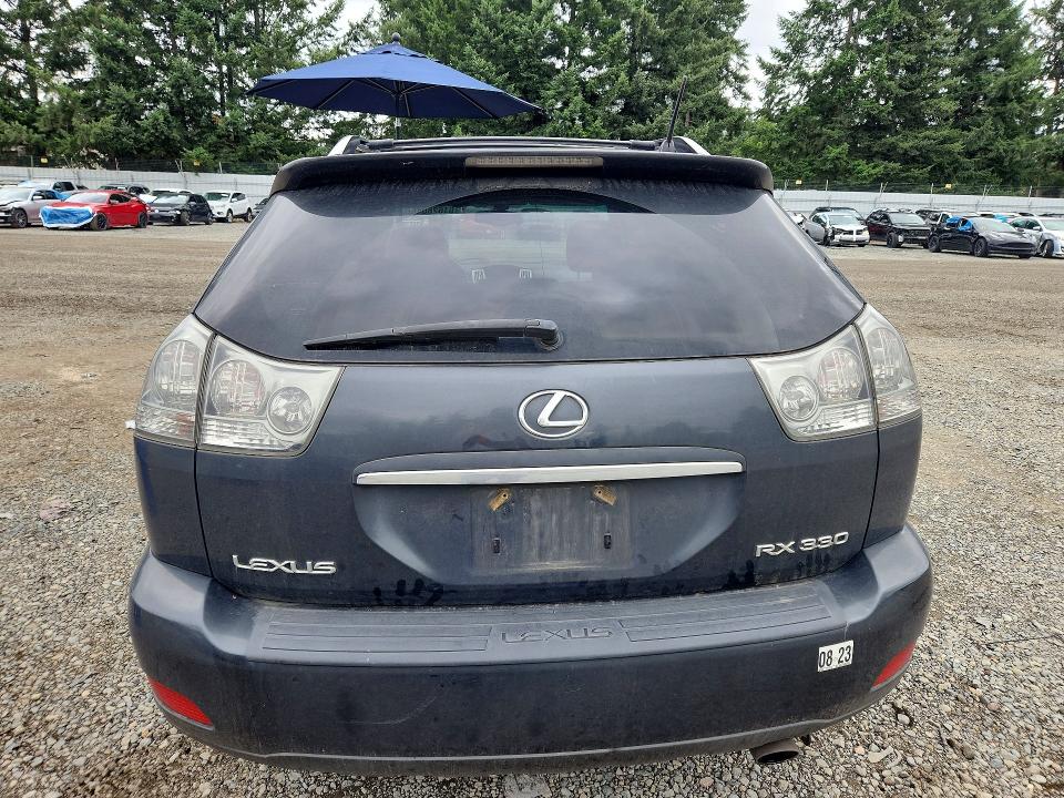 2005 Lexus Rx 330 VIN JTJHA31UX50094220 COPART salvage auction — FRONT END, Wa - Bill Of Sale, sold $700 on 2026-07-24 (photo 6)