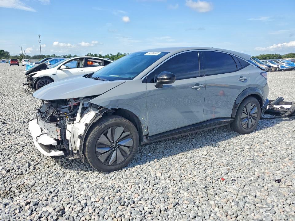 2024 Nissan Ariya VIN JN1AF0BA9RM435326 COPART salvage auction — FRONT END, Fl - Cert Of Title Slvg Rebuildable, sold $50 on 2026-07-31 (photo 1)