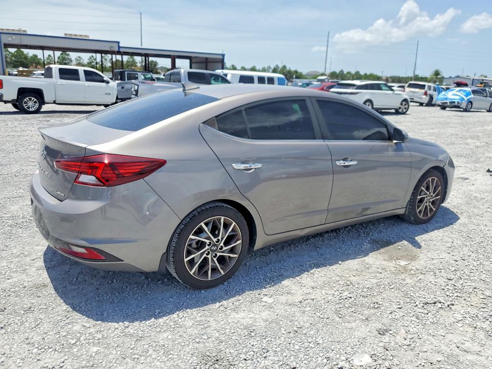 2020 Hyundai Elantra VIN KMHD84LF7LU040571 COPART salvage auction — MINOR DENT/SCRATCHES, Fl - Cert Of Ttl-Rebuilt&Slvg Rbld, sold $2,300 on 2026-07-28 (photo 3)