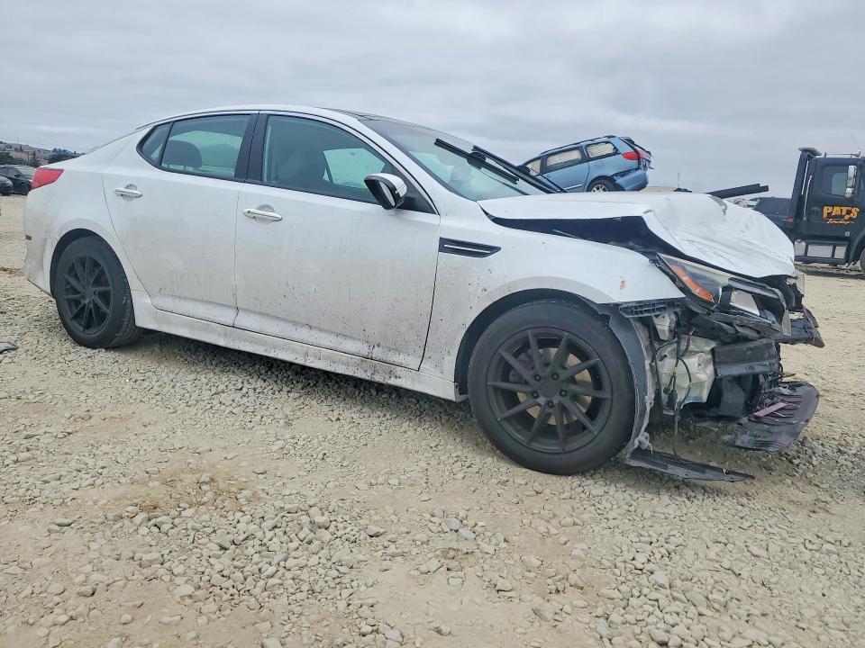 2014 Kia VIN 5XXGN4A7XEG348283 COPART salvage auction — FRONT END, Ca - Salvage Certificate, sold $250 on 2026-07-23 (photo 4)