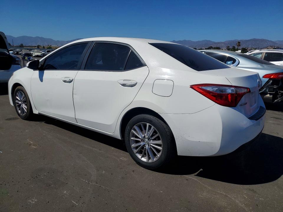 2015 Toyota Corolla VIN 5YFBURHE0FP309161 COPART salvage auction — SIDE, CA - SALVAGE CERTIFICATE, sold $2,750 on 2026-07-29 (photo 2)