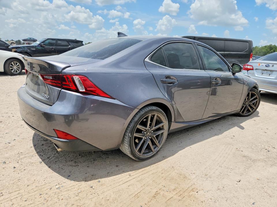 2014 Lexus Is VIN JTHBF1D24E5028756 COPART salvage auction — FRONT END, TX - SALVAGE VEHICLE TITLE, sold $3,600 on 2026-07-21 (photo 3)