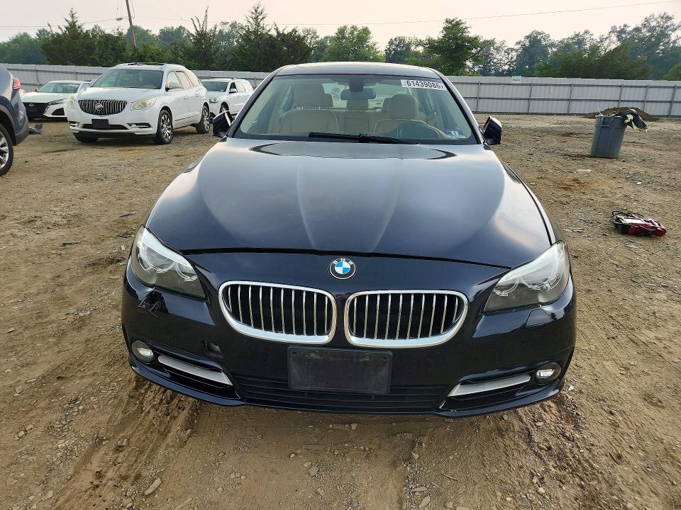 2015 BMW 5er VIN WBA5A7C55FD627844 COPART salvage auction — WATER/FLOOD, Nj - Cert Of Title-Salvage Flood, sold $1,150 on 2026-08-12 (photo 5)