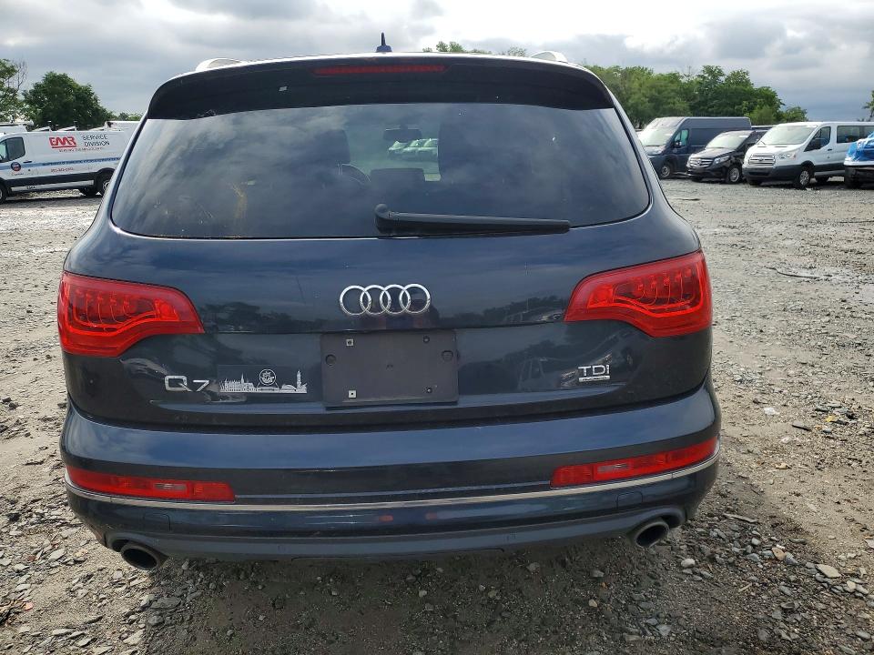 2012 Audi Q7 VIN WA1LMAFE6CD008170 COPART salvage auction — MINOR DENT/SCRATCHES, Dc - Certificate Of Title (P), sold $3,200 on 2026-07-28 (photo 6)