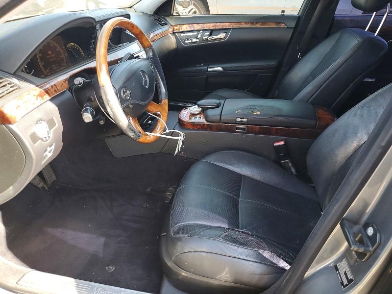 2008 Mercedes-benz S class VIN WDDNG71X68A234659 COPART salvage auction — FRONT END, CA - SALVAGE CERTIFICATE, sold $850 on 2026-07-31 (photo 7)