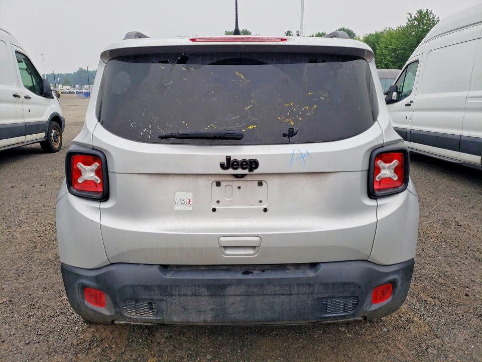 2020 Jeep Renegade VIN ZACNJABB5LPL48766 COPART salvage auction — FRONT END, TX - CERTIFICATE OF TITLE (P), sold $3,950 on 2026-07-30 (photo 6)