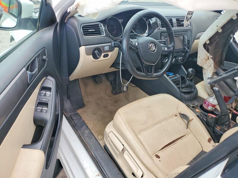 2015 Volkswagen Jetta VIN 3VW3A7AJXFM262055 COPART salvage auction — ROLLOVER, Pa - Cert Of Salv-R=Reconstructed, sold $2 on 2026-08-19 (photo 8)