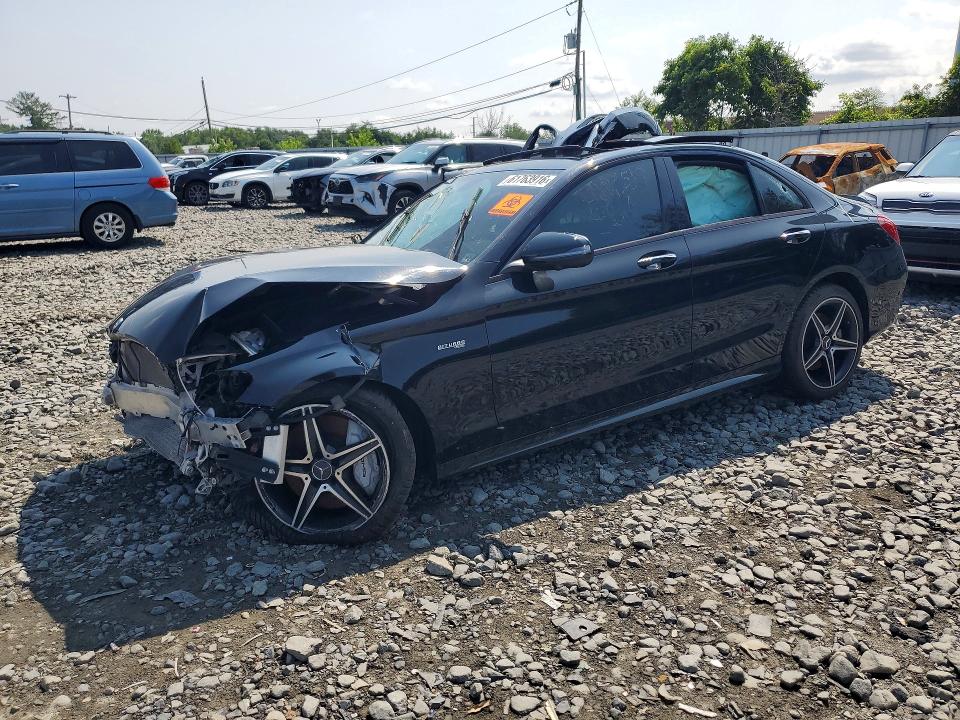 2018 Mercedes-benz C-klasse amg VIN 55SWF6EB8JU260301 — COPART salvage auction photo