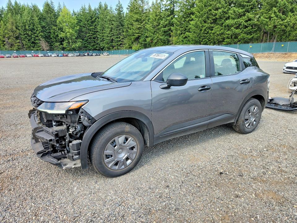 2025 Nissan Kicks VIN 3N8AP6BB0SL372742 COPART salvage auction — FRONT END, Wa - Vehicle Cert Of Ownership-Titl (P), sold $8,200 on 2026-07-27 (photo 1)